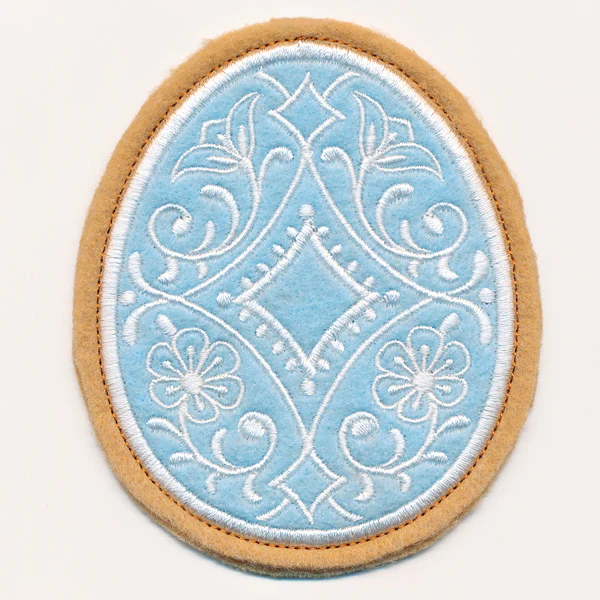 Easter Cookie - Elegant Egg (In-the-Hoop) - Image 2