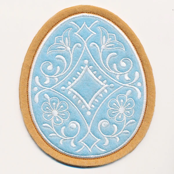 Easter Cookie - Elegant Egg (In-the-Hoop) - Image 3