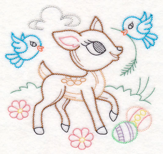 Easter Deer (Vintage) - Image 2