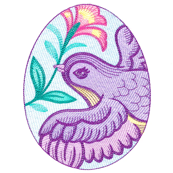 Easter Egg Artistry - Bird and Bloom - Image 3