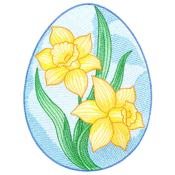 Easter Egg Artistry - Daffodils - Image 9