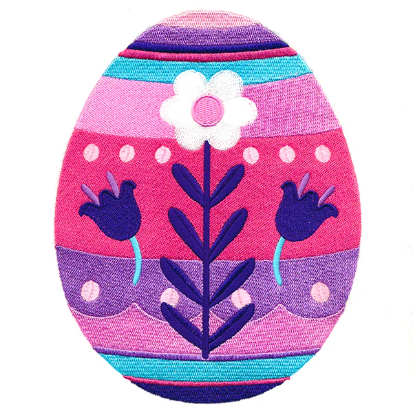 Easter Egg Artistry - Folk Flowers - Image 2