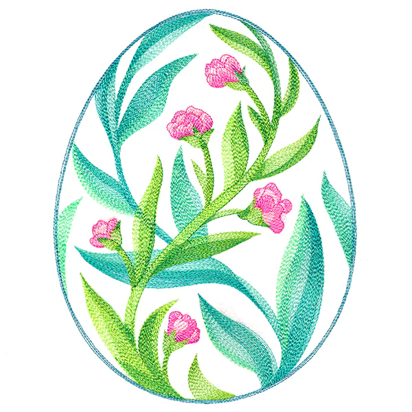 Easter Egg Artistry - Spring Flowers - Image 9