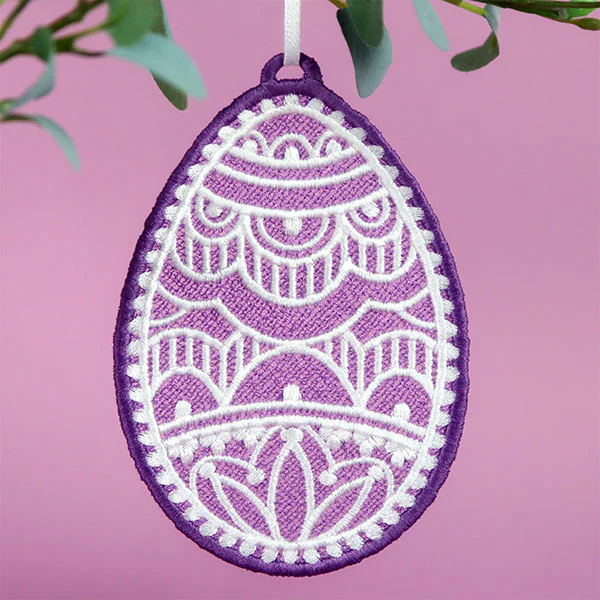Easter Egg Charm (Lace) - Image 4