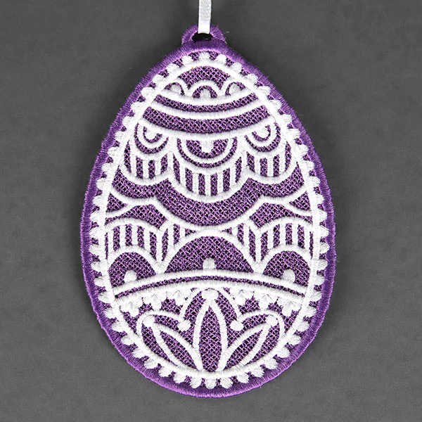 Easter Egg Charm (Lace) - Image 6