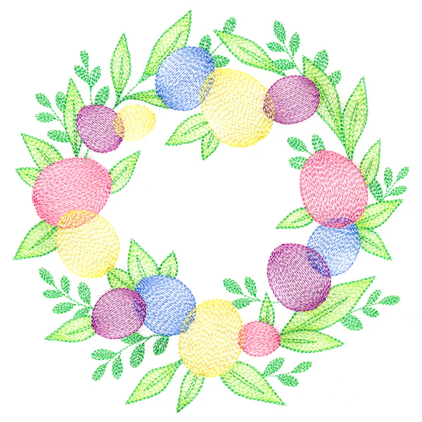 Easter Egg Delight - Wreath - Image 2