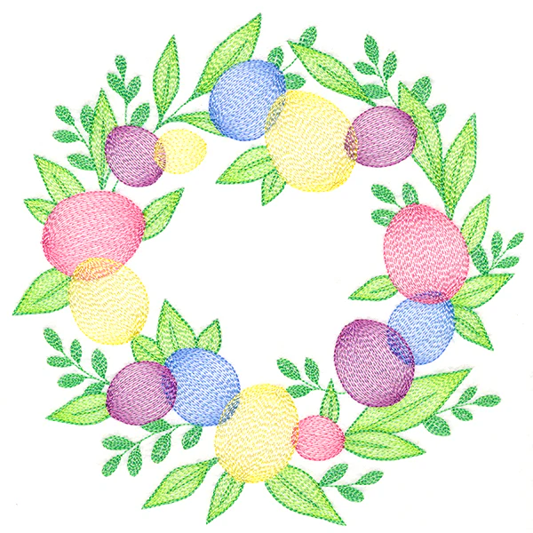 Easter Egg Delight - Wreath - Image 5