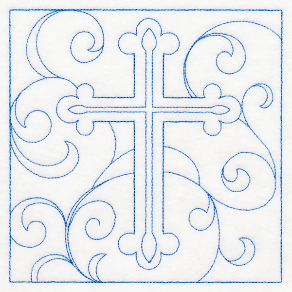 Easter Quilting - Cross (Double Run) - Image 3