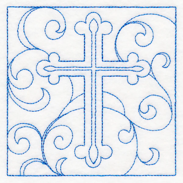 Easter Quilting - Cross (Double Run) - Image 5