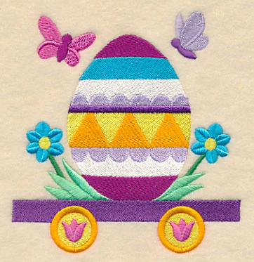 Easter Train - Striped Egg - Image 3