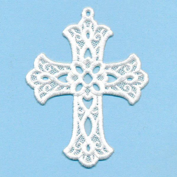 Easter Treasures - Cross (Lace) - Image 2