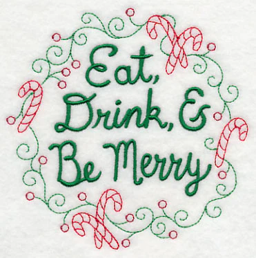 Eat, Drink, & Be Merry Wreath - Image 4