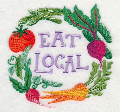 Eat Local Vegetables in Watercolor - Image 4