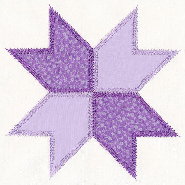 Eight-Point Star Quilt Block (In-the-Hoop) - Image 2