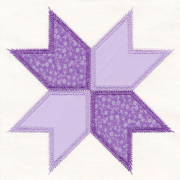 Eight-Point Star Quilt Block (In-the-Hoop) - Image 3