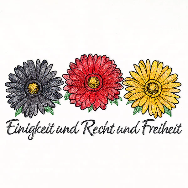 Einigkeit und Recht und Freiheit Daisies - Image 3