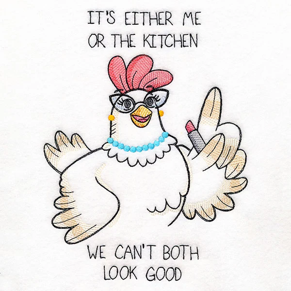 Either Me or the Kitchen Chicken - Image 4