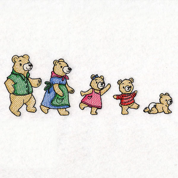 Marching Bear Family Border - Image 4