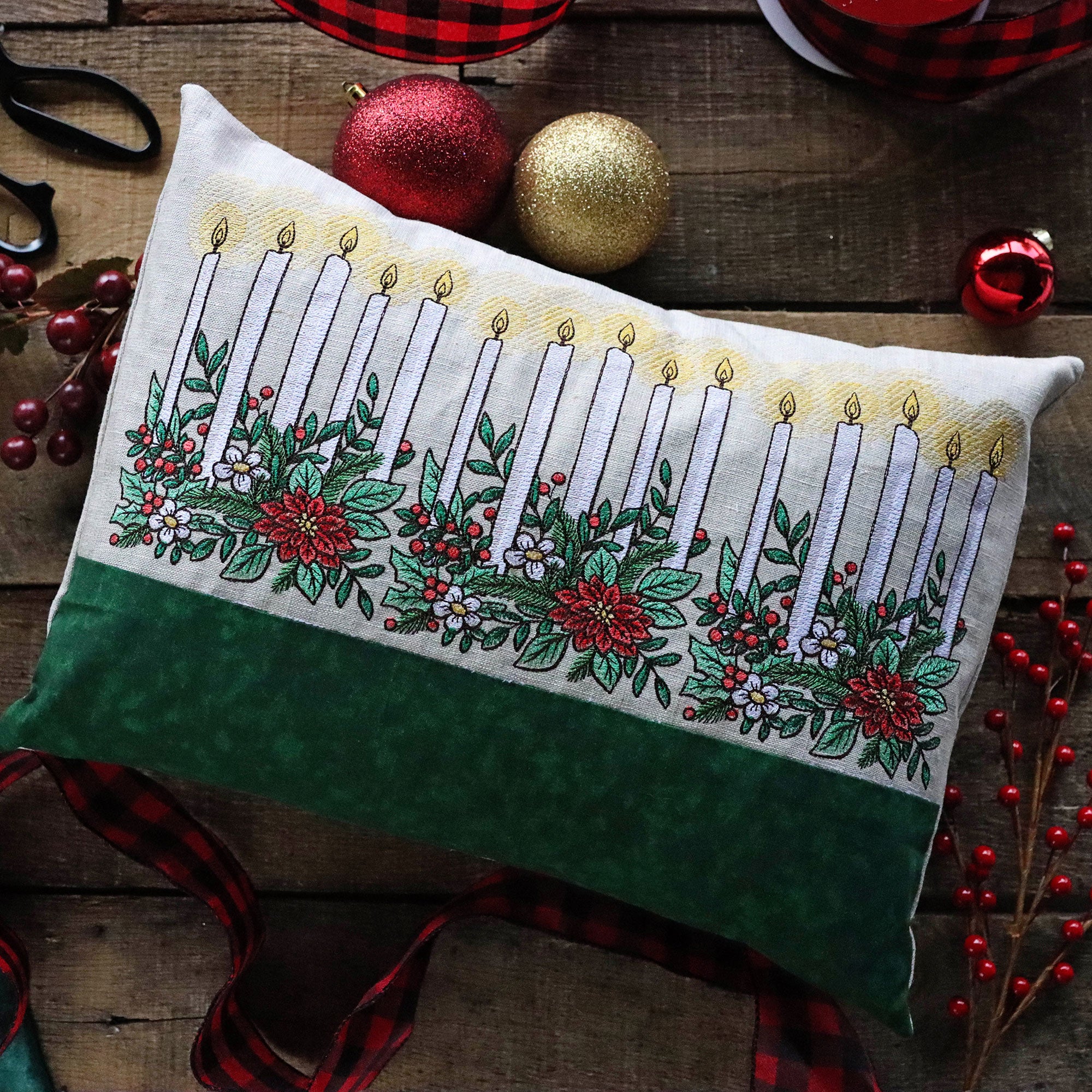 Holiday Candlelight Square Border - Image 4