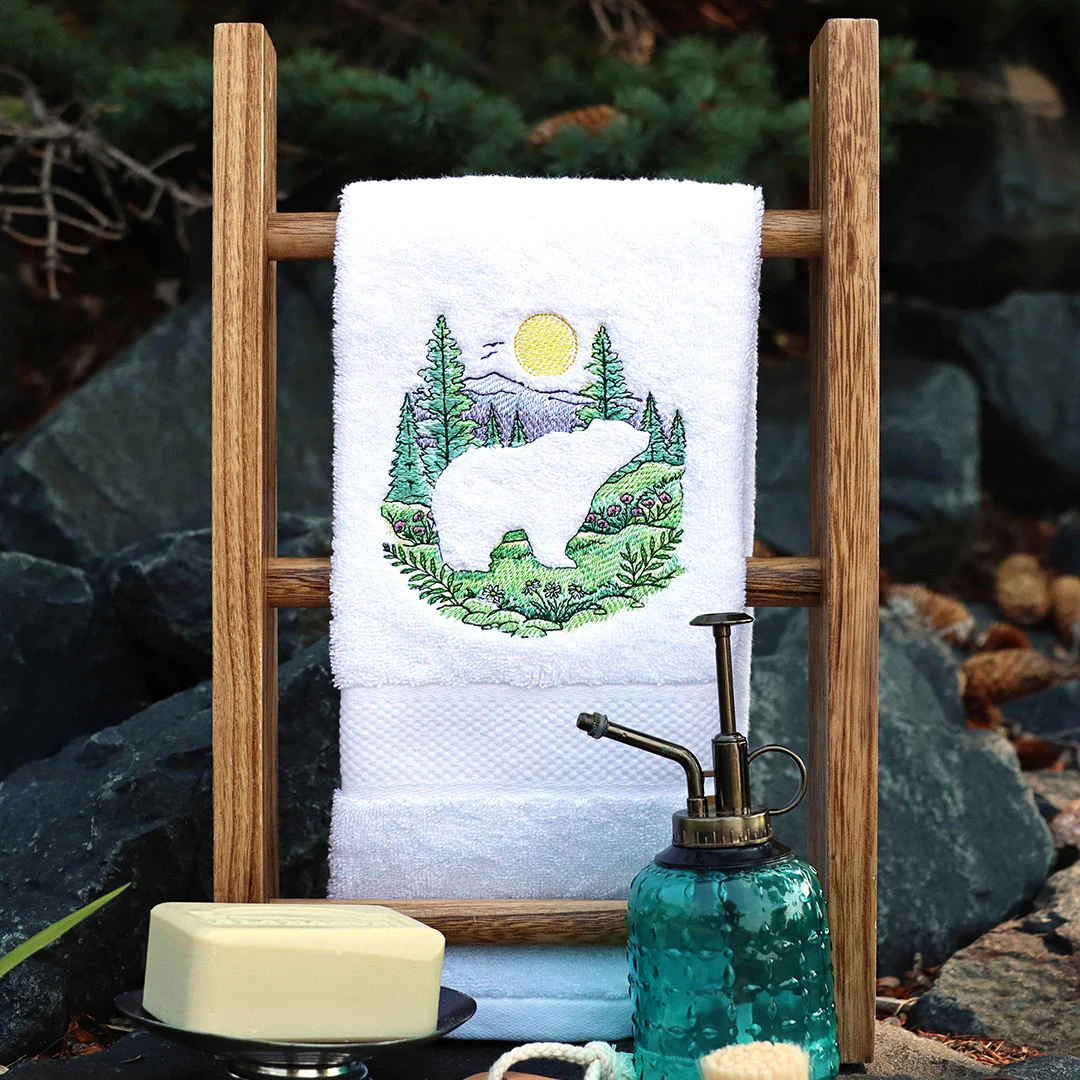 Mountain Bear Silhouette (Embossed) - Image 3