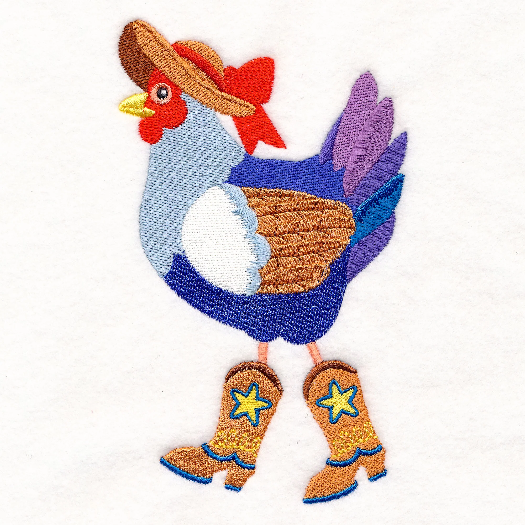 Sassy Cowgirl Hen in Boots - Image 4