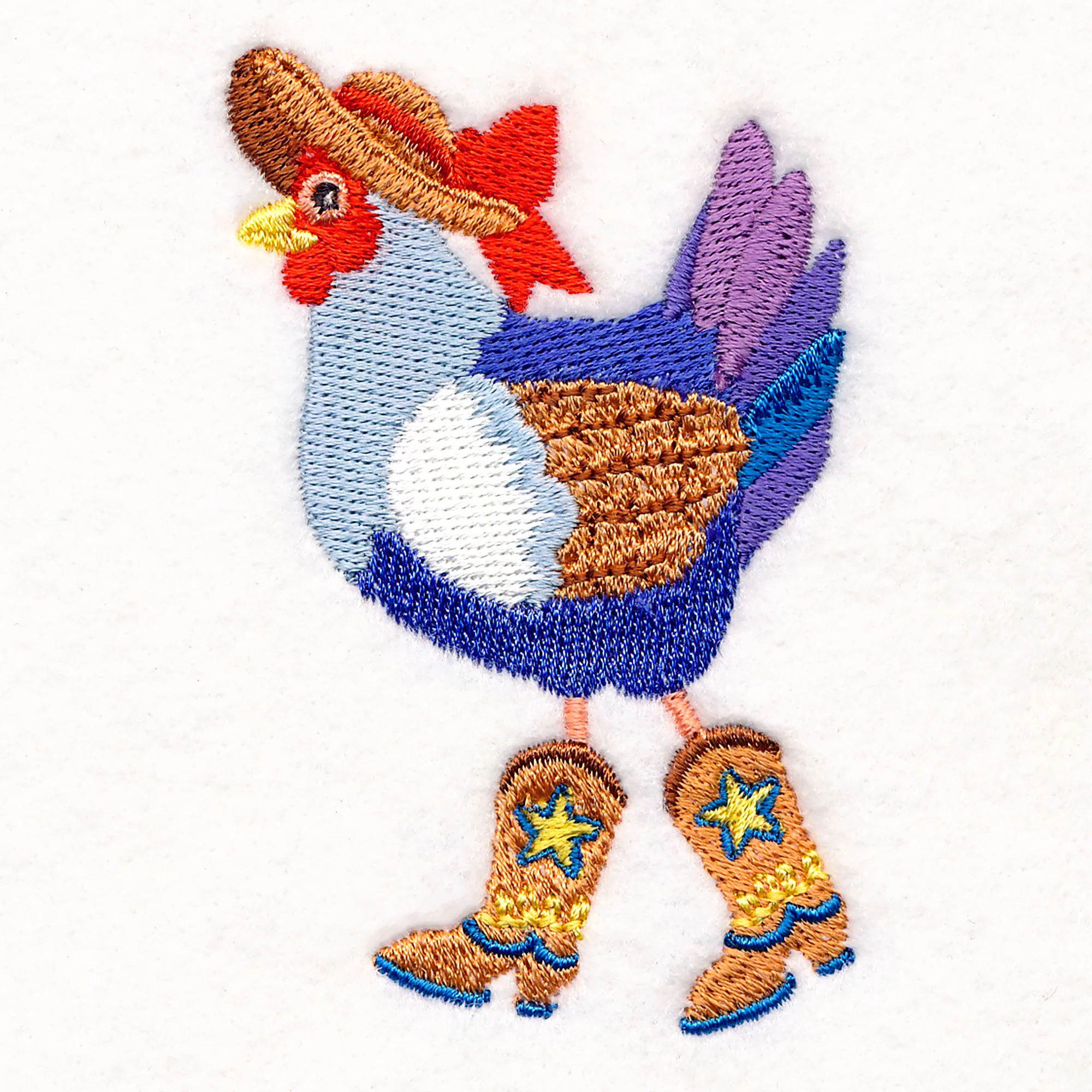 Sassy Cowgirl Hen in Boots - Image 6