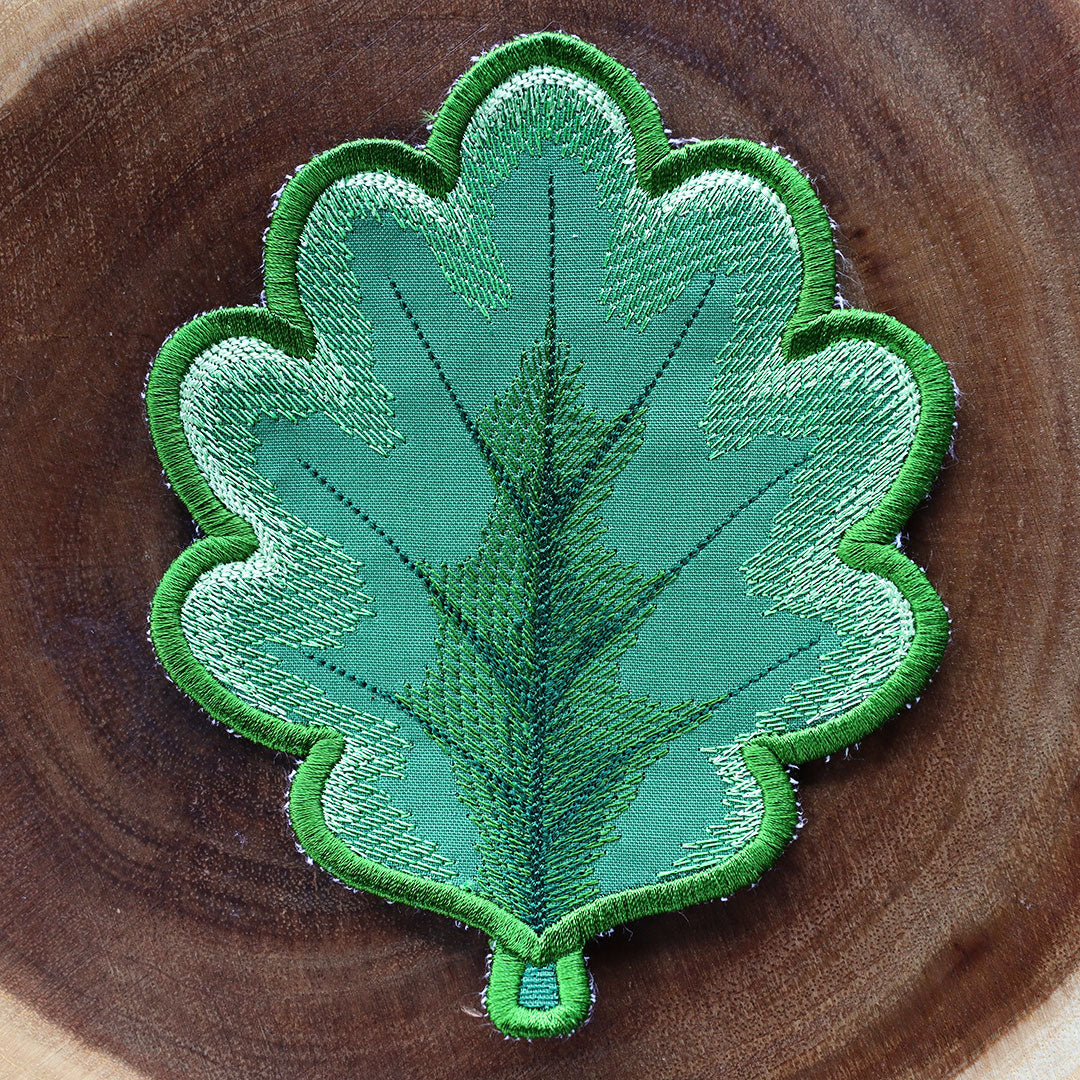 Autumn Oak Leaf Coaster (In-the-Hoop) - Image 4