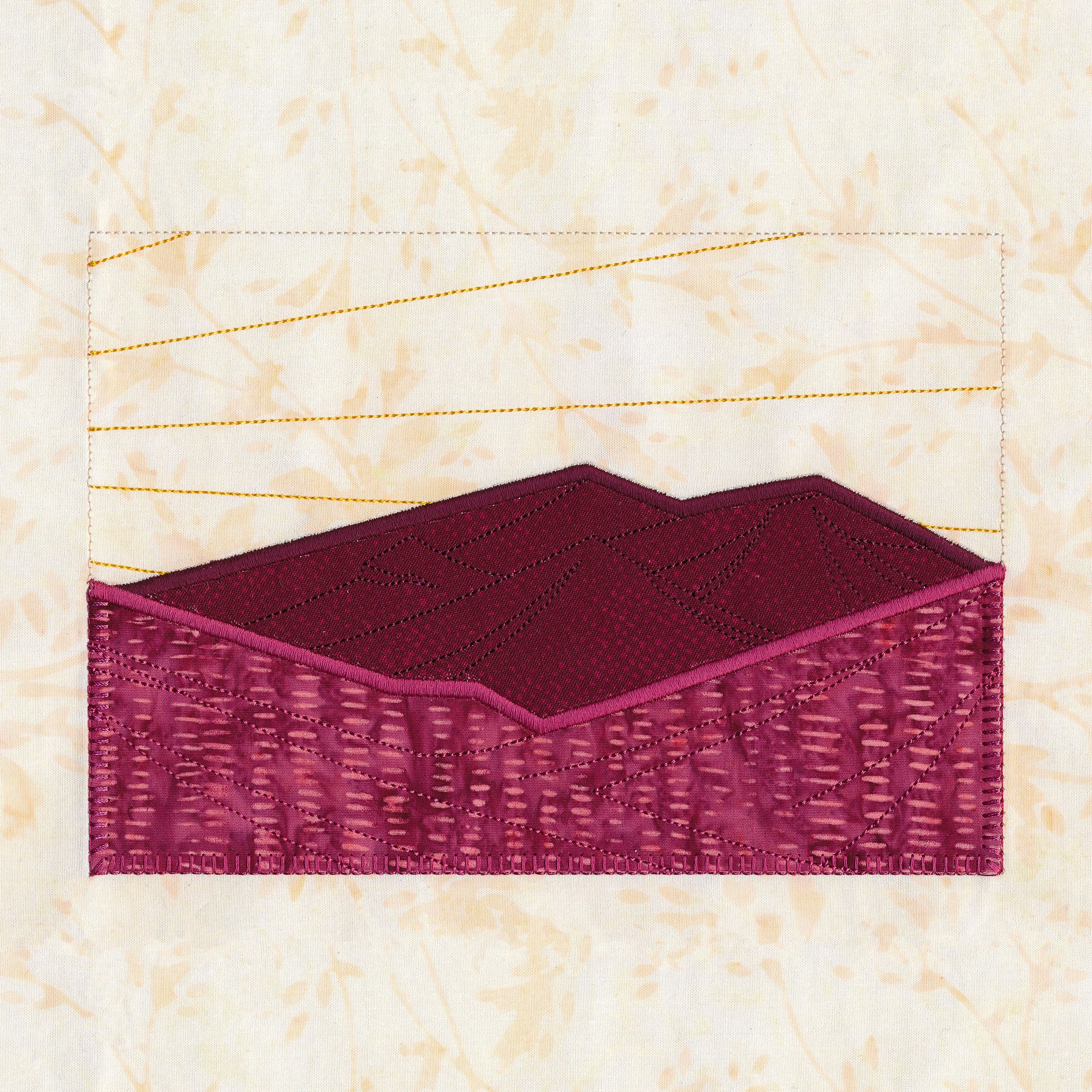 Sunset Mountain Landscape Applique Set - Image 13