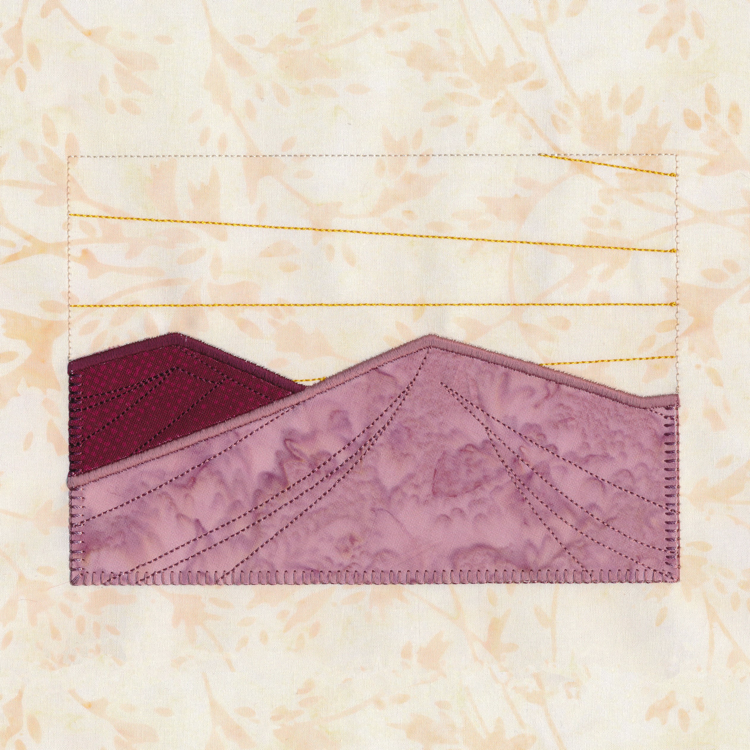 Sunset Mountain Landscape Applique Set - Image 15
