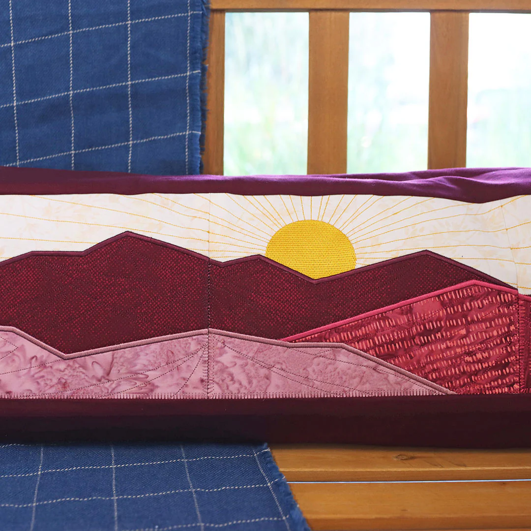 Sunset Mountain Landscape Applique Set - Image 3