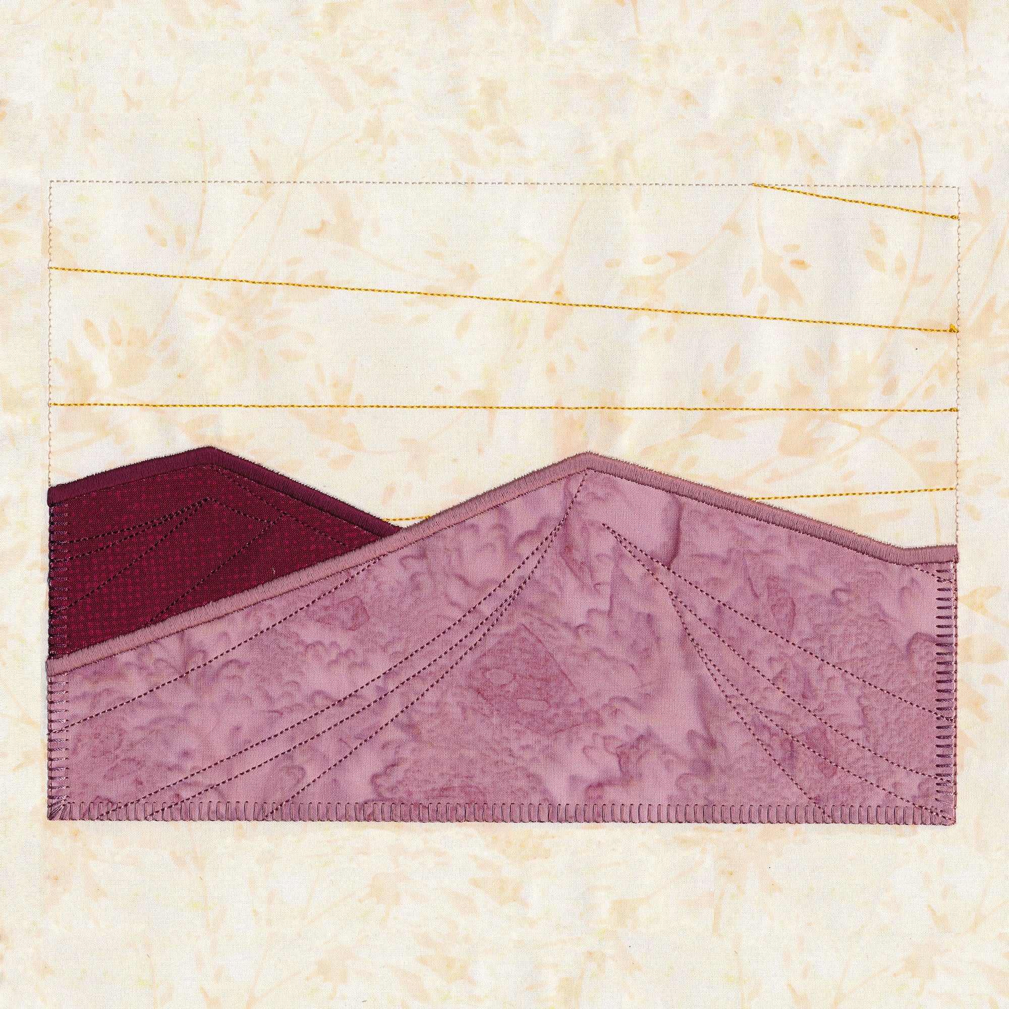 Sunset Mountain Landscape Applique Set - Image 5