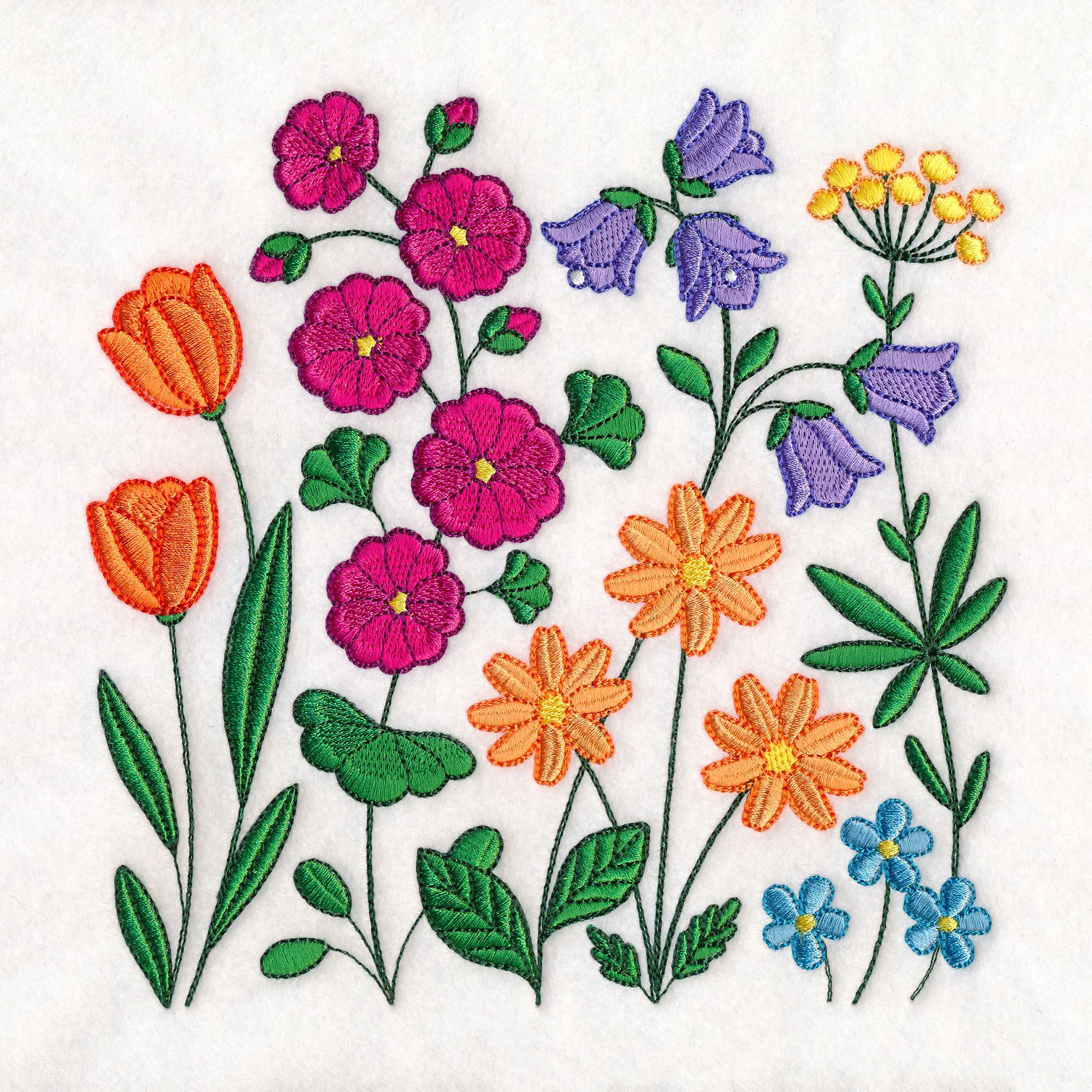Wildflower Field Square Border - Image 3
