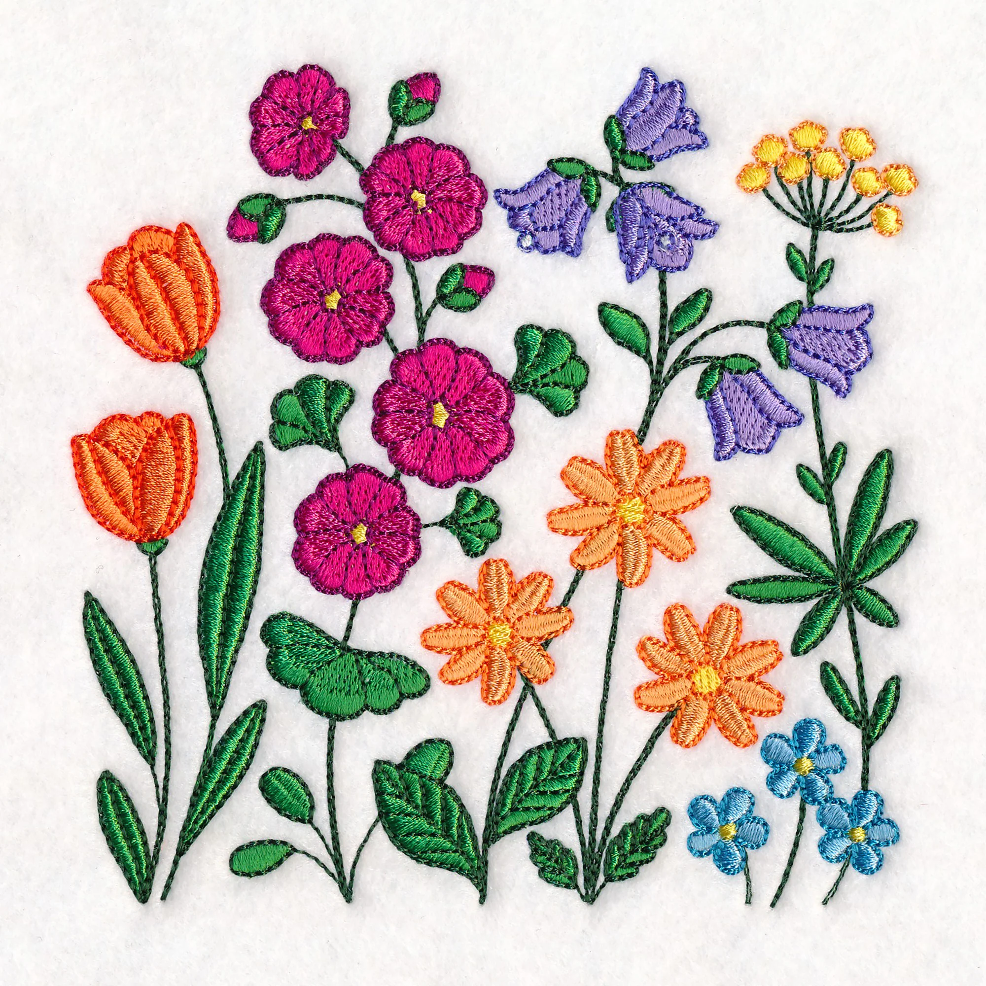 Wildflower Field Square Border - Image 5