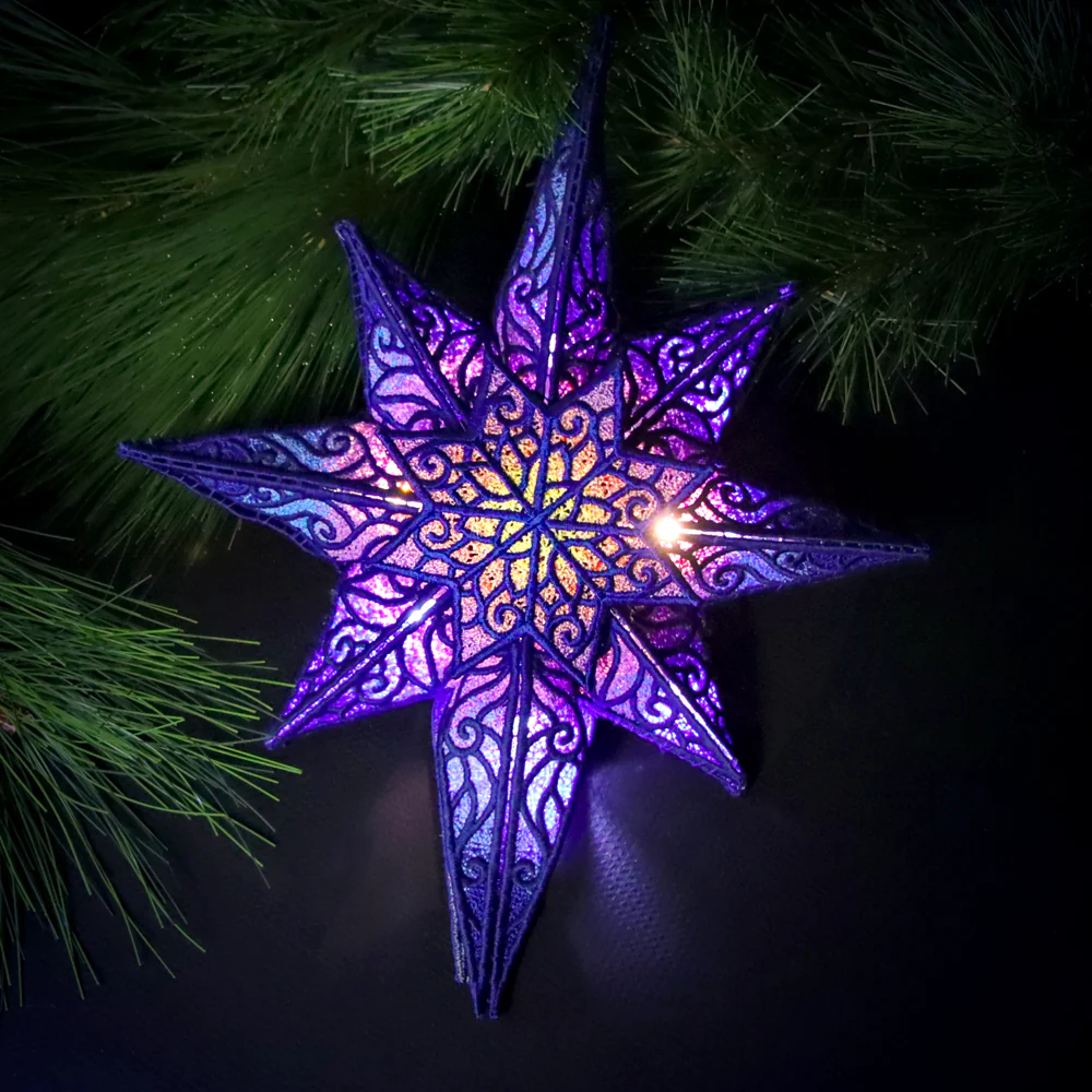 Christmas Star Tree Topper (Lace)