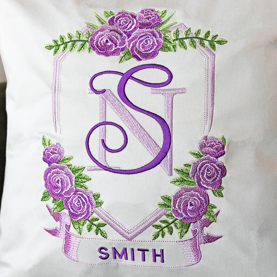 Rose Bud Monogram Frame Set - Image 4