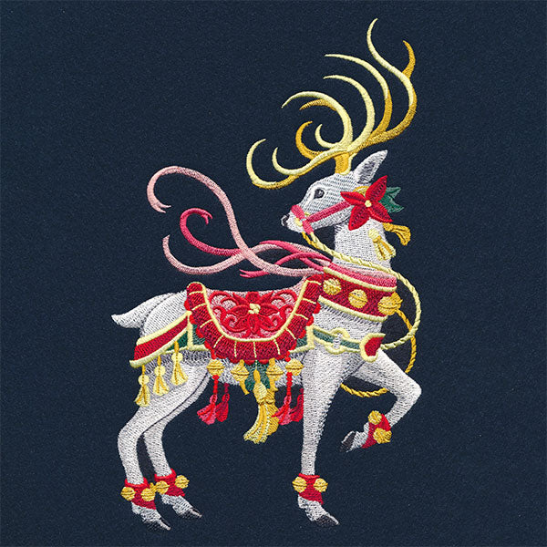 Elegance and Bells Christmas Reindeer - Image 3