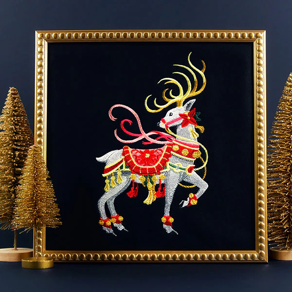 Elegance and Bells Christmas Reindeer - Image 6