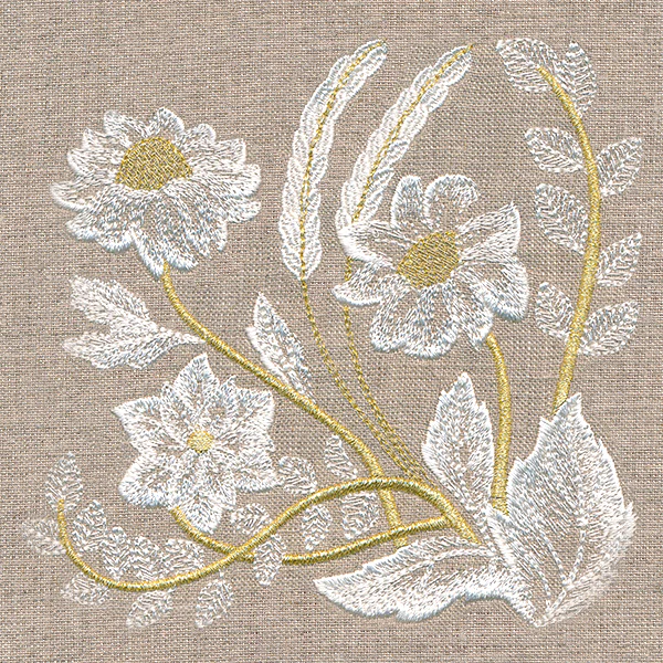 Elegance in Bloom Floral Square 2 - Image 4