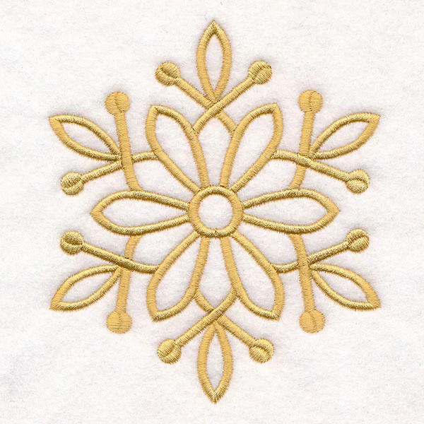 Elegance in Winter Snowflake 1