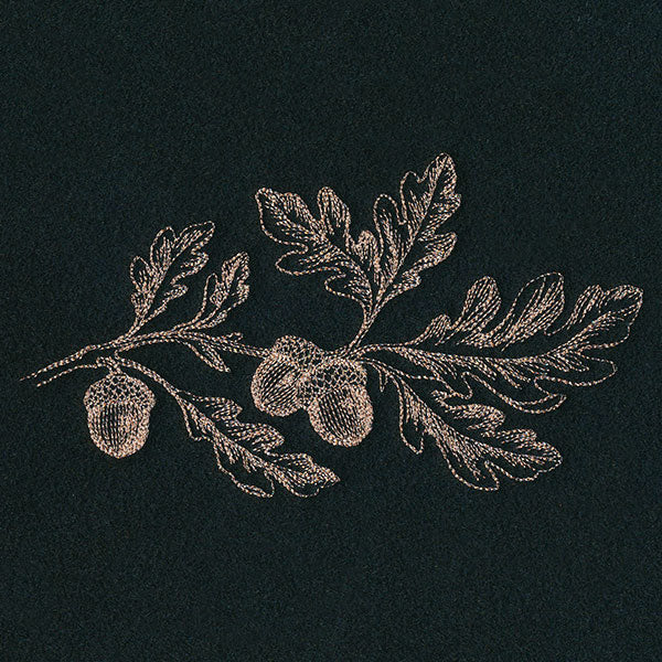 Elegant Acorns Border - Image 4