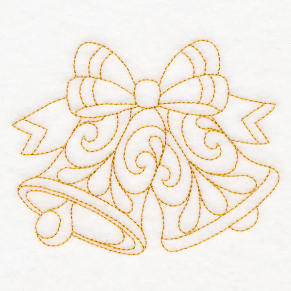 Elegant Christmas Quilting - Bells (Double Run) - Image 5