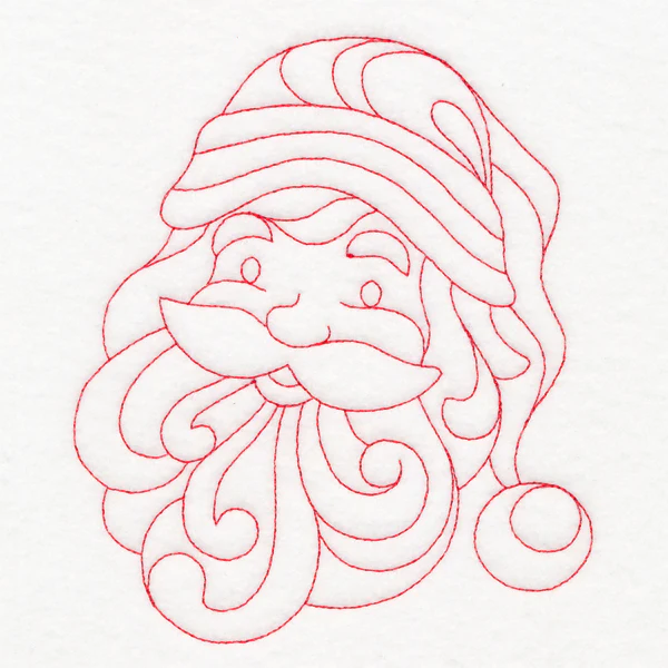Elegant Christmas Quilting - Santa (Double Run) - Image 3