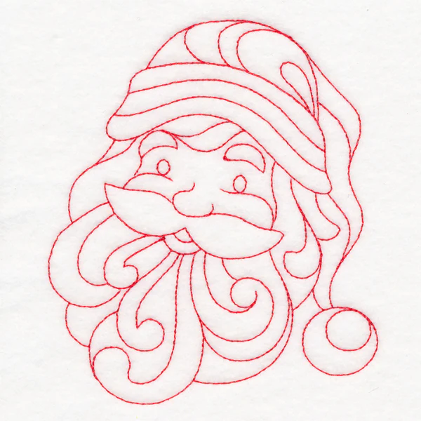 Elegant Christmas Quilting - Santa (Double Run) - Image 4
