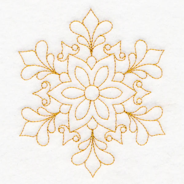 Elegant Christmas Quilting - Snowflake (Double Run) - Image 5