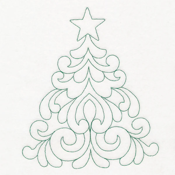 Elegant Christmas Quilting - Tree (Double Run) - Image 6