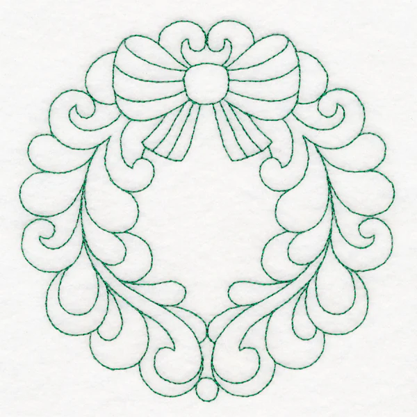 Elegant Christmas Quilting - Wreath (Double Run) - Image 4