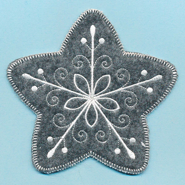 Elegant Christmas Star Ornament (In-the-Hoop) - Image 6