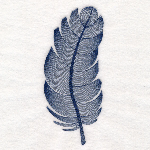 Elegant Etching Feather - Image 4