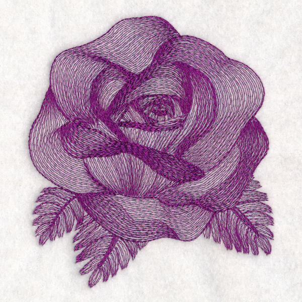 Elegant Etching Rose - Image 4