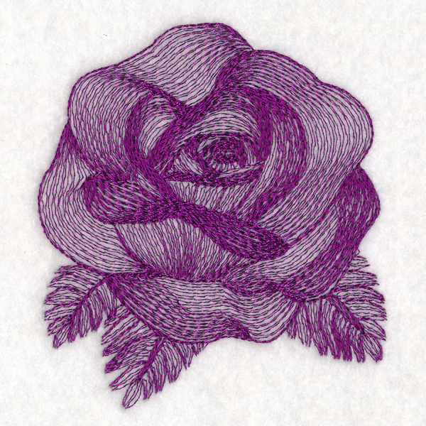 Elegant Etching Rose - Image 5